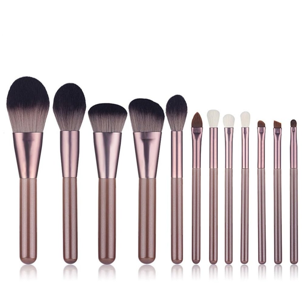 12 Small Grape Soft Brushes Makeup Brush Set Beauty Tools Foundation Concealer Eye Shadow Brushes