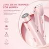 2026 New Bikini Shaver for Women, Electric Trimmer 2.0, with Stainless Steel Dual Head, IPX7 Waterproof, Wet and Dry Use, Reduces Pulling, Suitable for All Skin Types (Purple) view 2