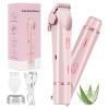 2026 New Bikini Shaver for Women, Electric Trimmer 2.0, with Stainless Steel Dual Head, IPX7 Waterproof, Wet and Dry Use, Reduces Pulling, Suitable for All Skin Types (Pink) view 1
