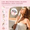 2026 New Bikini Shaver for Women, Electric Trimmer 2.0, with Stainless Steel Dual Head, IPX7 Waterproof, Wet and Dry Use, Reduces Pulling, Suitable for All Skin Types (Pink) view 3