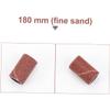 100pcs 180 Grit Sanding Bands for Nail Drill, Brown Abrasive Sleeves view 4