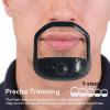 Beard styling template 5-piece set Beard styling template Beard guide(black,5PCS) view 2