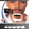Beard styling template 5-piece set Beard styling template Beard guide(black,5PCS) view 4