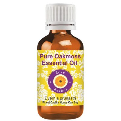 dve herbes Oakmoss Essential Oil (Evernia prunastri) Pure | Non-Sticky | Non-Greasy | Lightweight | Men & Women | All Skin Types | Steam Distilled 15ml X 2 (1 oz)