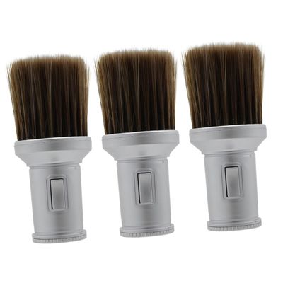 BELLIFFY 3pcs Broken Hair Brush for Barbers Sturdy Neck Duster Handle for Hair Cutting Cleaning Versatile Tool Keyboard Precision Instruments