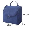 AFPSDLFJDLS Women Men Travel Waterproof Cosmetic Bag Hanging Woman Wash Makeup Pouch Toiletries Organizador Large(Black) view 2