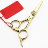 4 inch Professional 440c Steel d Eyebrow Cutting Make up Scissor Hair Shears brow Barber Hairdressing Scissors, view 3