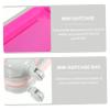 ARTIBETTER 4pcs Portable Makeup Suitcase Travel Containers Makeup Brush Storage Box for Outdoor view 3