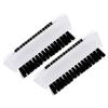 NULYLU 2pcs Double-sided Nail Brush for Cleaning Fingernails and Toenails Soft Bristles for Daily Use Portable Hand Scrub Brush for Manicure and Pedicure and High-temperature Resistant view 1