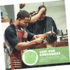 DEARMAMY 5rolls Disposable Barber Neck Strips Hairdressing Collar Paper Cutting Collar for Stylists view 3