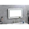 32 x 20 Inch LED Bathroom Mirror with Front and Backlight, Wall Mounted Vanity Mirror, Anti-Fog, Memory, 3 Colors, Stepless Dimmable view 1