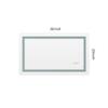 32 x 20 Inch LED Bathroom Mirror with Front and Backlight, Wall Mounted Vanity Mirror, Anti-Fog, Memory, 3 Colors, Stepless Dimmable view 2