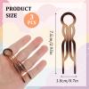 3Pcs Hair Pin for Women, Prestige French HairPin, Strong Durable Pins for Fine, Thick & Long Hair, Hairs Styling Accessories for Christmas Gift Party Valentine's DayBrown view 2