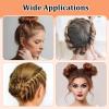 3Pcs Hair Pin for Women, Prestige French HairPin, Strong Durable Pins for Fine, Thick & Long Hair, Hairs Styling Accessories for Christmas Gift Party Valentine's DayBrown view 3