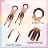 3Pcs Hair Pin for Women, Prestige French HairPin, Strong Durable Pins for Fine, Thick & Long Hair, Hairs Styling Accessories for Christmas Gift Party Valentine's DayBrown view 4