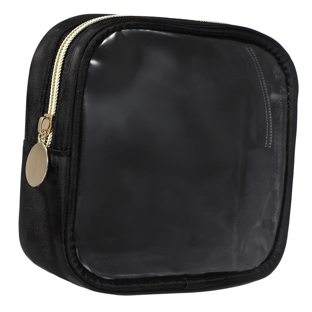 WOFASHPURET Clear Mini Makeup Pouch for Women Compact Zipper Storage Bag for Travel Skincare and Electronics Sturdy and Protective Organizer Clear Front for Easy Access