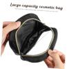 WOFASHPURET Clear Mini Makeup Pouch for Women Compact Zipper Storage Bag for Travel Skincare and Electronics Sturdy and Protective Organizer Clear Front for Easy Access view 3