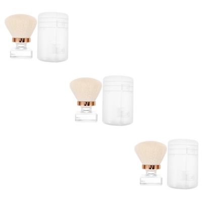 NULYLU 3pcs Nail Cleaning Brush Soft Bristles for Gentle Fingernail and Toenail Care Portable Makeup Brush for Manicure and Pedicure Lightweight Design for Easy Carrying