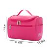 AFPSDLFJDLS Zipper Makeup Bag Travel Polyester Male Wash Kit Organizer Makeup Pouch Portable Women Hanging Toiletry Bag for Mens(C) view 2