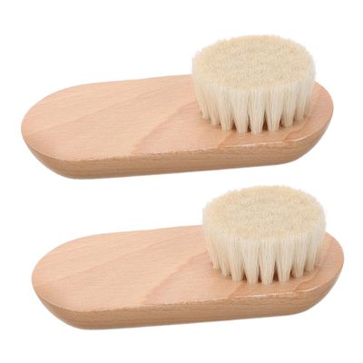 SAFIGLE 2pcs Nail Scrub Brushes Soft Bristle Nail Cleaner Brush for Gentle Manicures Versatile Cleaning Tool for