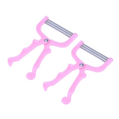 BESTYASH Manual Facial Hair Remover Tool Non-Skid Spring Epilators for Chin Cheek Neck and Upper Lip Convenient Portable Hair Threaders for Women