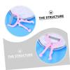 BESTYASH Manual Facial Hair Remover Tool Non-Skid Spring Epilators for Chin Cheek Neck and Upper Lip Convenient Portable Hair Threaders for Women view 2