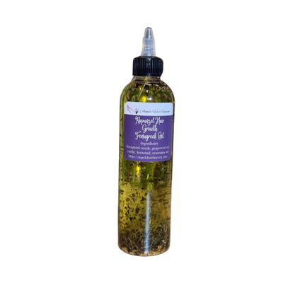 Rapunzels Hair growth fenugreek oil hair loss fast hair growth long natural hair care nettle horsetail rosemary oil (8 oz)