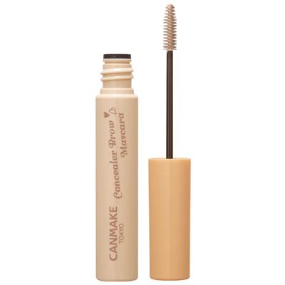 CANMAKE - Concealer Brow Mascara - Smooth Blend Seamless Finish - 0.14oz (4g) (02 White Beige)