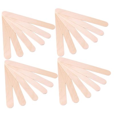 BELLIFFY 200pcs Portable Wax Applicators Multi-Function Hair Removal Tools User-Friendly Wax Spatulas for Safe and Efficient Body Waxing for Home Use