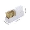 Ipetboom 3pcs Copper Wire Brush Nail Drill Bits Cleaning Tool for Nail Salons Home Use Essential Polishing Cleaner for Manicure Pedicure view 2
