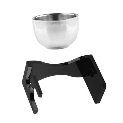 BELLIFFY Beard Grooming Kit for Men Shaving Brush Stand Razor Holder Shaving Bowl Cup Barber Accessories Set