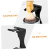 BELLIFFY Beard Grooming Kit for Men Shaving Brush Stand Razor Holder Shaving Bowl Cup Barber Accessories Set view 4
