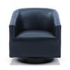 YuanDesign Midnight Blue Base Swivel Chair view 3