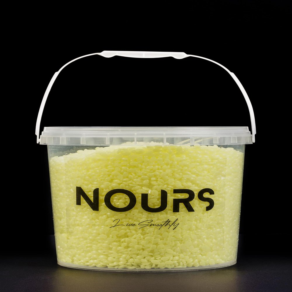 Luxurious Yellow Film Wax Beads for Professional Hair Removal, 10 pounds