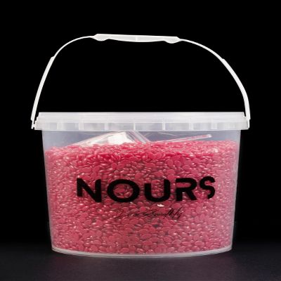 Nours Red Wax Beads for Professional Hair Removal, 10 pounds
