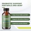KeraBiotics  Daily Foot & Nail Support with Probiotics and Plant Extracts  Topical Formula with Aloe, Cucumber & Peptides  Non-GMO, Gentle & Easy to Use  15ml, 3 Month Supply view 2