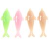 BESTYASH Fingernail Cleaning Brush Set 4pcs Dolphin Shaped Nail Brush Manicure Tools Soft Bristles Portable for Travel Random Color view 1