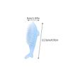 BESTYASH Fingernail Cleaning Brush Set 4pcs Dolphin Shaped Nail Brush Manicure Tools Soft Bristles Portable for Travel Random Color view 2