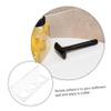 KAILIKETIY 1set Wall Mounted Hair Comb Holder Organizer with Transparent Acrylic Stand for Bathroom Wall Storage Easy to Clean No Drill Installation Extra Storage Capacity view 3