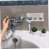 KAILIKETIY 1set Wall Mounted Hair Comb Holder Organizer with Transparent Acrylic Stand for Bathroom Wall Storage Easy to Clean No Drill Installation Extra Storage Capacity view 4