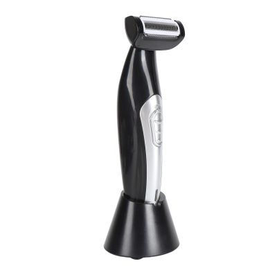 Electric for Men, Rechargeable Long Handle Body Groomer, Wet and Dry Use Back Hair Shaver, Cordless Bodyhair Trimmer with Ergonomic Detachable Long Handle