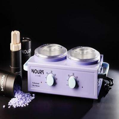 NOURS Professional Double Wax Warmer with Dual Temperature Controls, Large Capacity Waxing Heater for Salon and Spa
