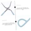 WEKADRIN 6pcs Elegant Eyebrow Clip Scissors Stainless Steel Tweezers for Women Hair Accessories Shaving Eyebrow Plucker Shaping Tool view 2