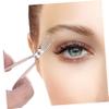 WEKADRIN 6pcs Elegant Eyebrow Clip Scissors Stainless Steel Tweezers for Women Hair Accessories Shaving Eyebrow Plucker Shaping Tool view 3