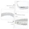 GALPADA 12pcs Sequin Headbands for Women Elastic Stretch Sparkly Hairbands for Dance Parties and Sports Teams Dazzling Silver Glitter Hair Accessories view 2