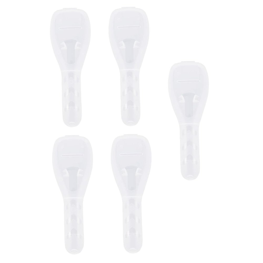 FOMIYES 5pcs Manual Razor Storage Box Travel Protective Case for Shaver Transparent Carrying Holder Durable and Shockproof Design Men