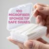 Piercing Care Swabs Tips | Reduce Bumps & Irritation Microfiber Sponge Tips + No lint For Faster Recovery (100 count) PiercingProtect view 4