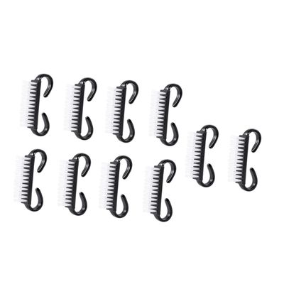 GALPADA 10pcs Horn Brush Nail Art Tool French Tip Nails Press Toenails Cleaning