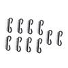 GALPADA 10pcs Horn Brush Nail Art Tool French Tip Nails Press Toenails Cleaning view 1