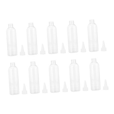 GALPADA Plastic Pointed Tip Squeeze Bottles 10 Pack 200ml